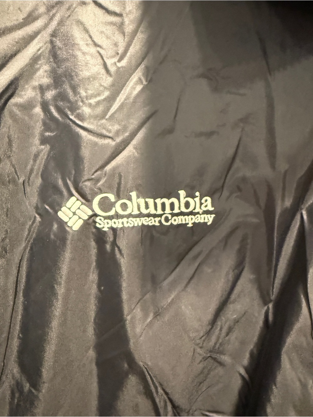 Vintage Columbia Sportswear Men’s XL Fleece-Lined Full Zip Jacket Coat Black - Picture 4 of 8